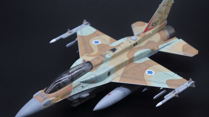 完成品】 ハセガワ 1/48 F-16I Sufa イスラエル空軍 JMC電撃ホビー