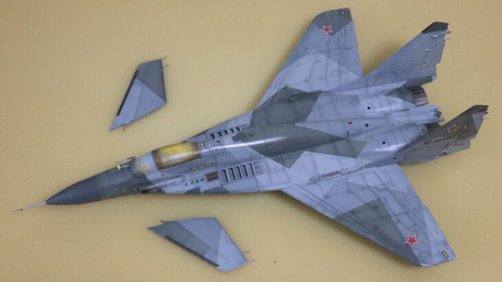 【製作記】GWH グレートウォールホビー 1/48 MiG-29SMT 9-19 フルクラム　④塗装編（胴体）