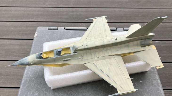 【製作記】KINETIC 1/48 F-16D　BRAKEET（その３）塗装編